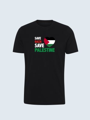 T-shirt, Zeigen Sie Ihre Unterstützung für Palästina, Palästina-Flagge, Herz