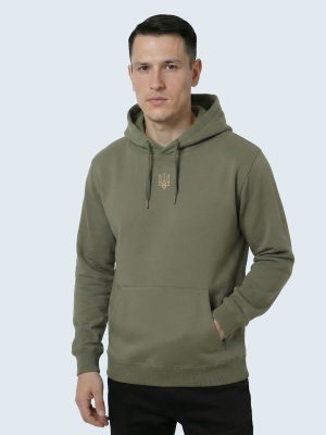Hoodie, Visa ditt stöd för Ukraina, Zelenskyj, Emblem