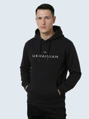 Hoodie, Visa ditt stöd för Ukraina, Zelensky, I’m Ukrainian