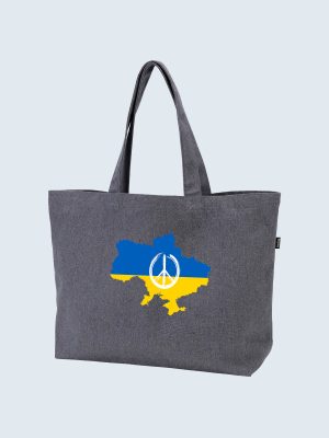 Tygkasse, Shopper, Ukrainska flaggan, Jag stöttar Ukraina