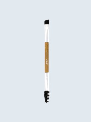 ZAO, Bamboo Eyebrow Duo Brush, Sminkborste, 712