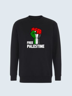 Sweatshirt, Palæstina, Palestine, Palæstina flag, Free Palestine, Solidaritet