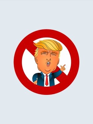 No Trump, Autosticker, Bumper Sticker