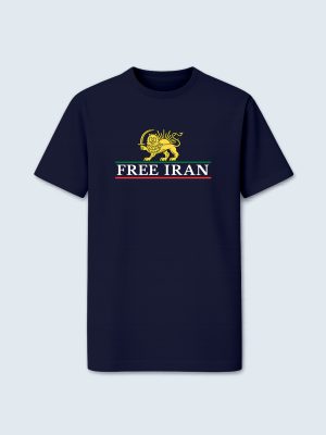 T-shirt, Free Iran, Frihed til Iran, Løve