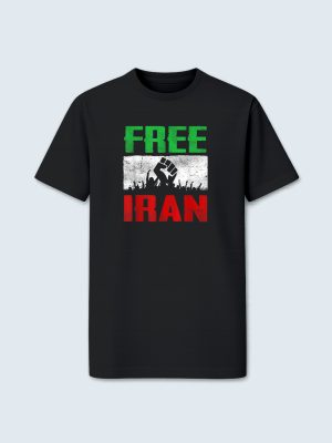T-shirt, Free Iran, Frihed til Iran, Solidaritet